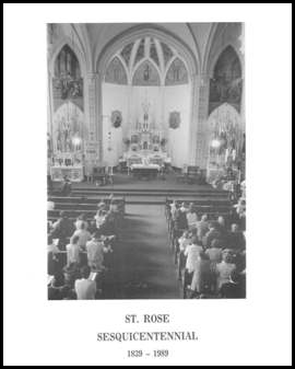 Saint Rose Sesquicentennial 1839-1989 Cover