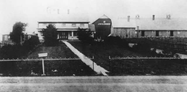 The John W. Kleinhenz farm in St. Rose, Ohio. 1918. Source: Alfrida (Kleinhenz) Willke Collection